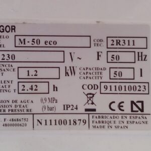 Termo eélctrico FAGOR M50 eco de segunda mano en cabauoportunitats.com