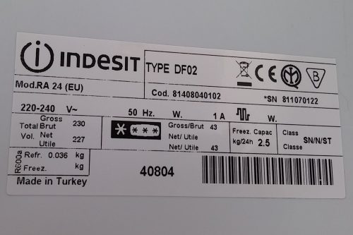 Frigorífico INDESIT RA24 140cm de segunda mano en cabauoportunitats.com