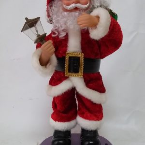 Santa claus de 45cm de  altura que canta, baila y desea felices fiestas en cabauoportunitats.com