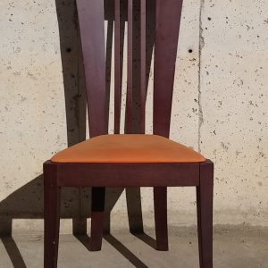 Sillas de comedor de segunda mano, color cerezo, en cabauoportunitats.com