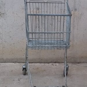 Carrito galvanizado de 80x50x100cm para tienda, supermercado... en cabauoportunitats.com