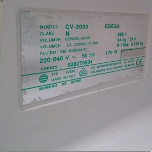 Congelador vertical EDESA CV 3000 de segunda mano en cabauoportunitats.com