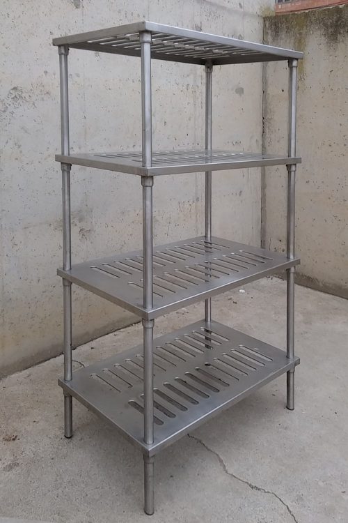 Prestatgeria d'acer inoxidable per a hosteleria a cabauoportunitats.com