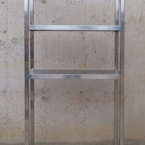 Prestatgeria d'acer inoxidable de 210cm a cabauoportunitats.com