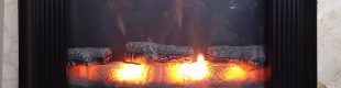 Llar de foc elèctrica LERVIA de segona mà en molt bon estat a cabauoportunitats.com