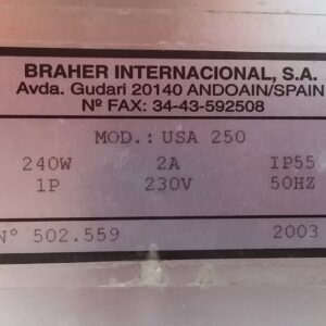 Màquina tallaembotits BRAHER de segona mà a cabauoportunitats.com