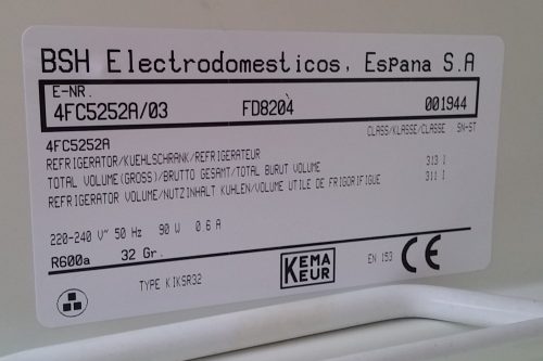Nevera sense congelador LYNX de segona mà a cabauoportunitats.com