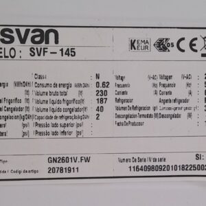 Frigorífico SVAN SVF-145 de segunda mano en cabauoportunitats.com
