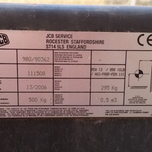 Pala «cullera» JCB 127cm de segona mà a cabauoportunitats.com