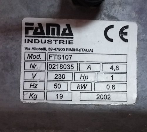 Picadora de carn professional FAMA FTS 107 de segona mà a cabauoportunitats.com