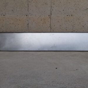 Prestatgeria d'inox de 250cm en molt bon estat a cabauoportunitats.com