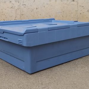 Caixa d'emmagatzematge de 30 litres amb tapes abatibles d'ocasió a cabauoportunitats.com