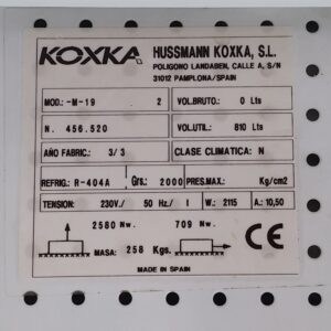 Nevera expositor KOXKA de segona mà per a botiga a cabauoportunitats.com