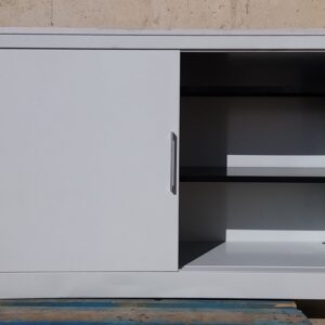 Armari metàl·lic amb porta corredissa de 160x42x103cm a cabauoportunitats.com
