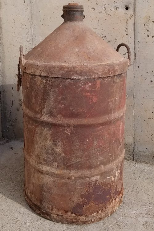 Bidó de ferro per a morques. Bidó vintage a cabauoportunitats.com