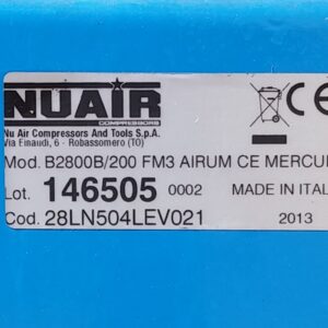 Compressor MERCURE de 200 litres d'ocasió a cabauoportunitats.com