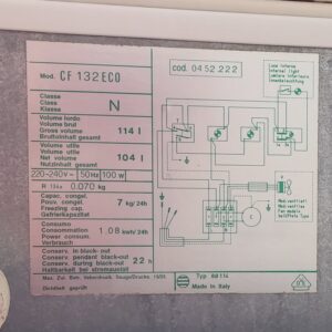 Congelador CARMA de ocasiรณn (104 litros) en cabauoportunitats.com