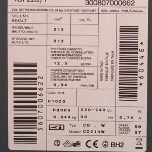 Congelador IGNIS de ocasiรณn en cabauoportunitats.com