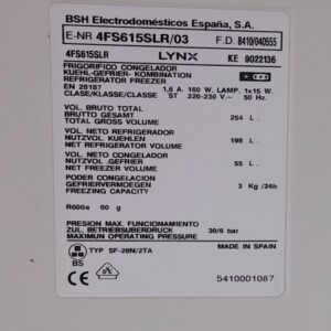 Frigorífico LYNX de ocasión en cabauoportunitats.com