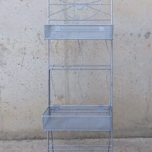 Prestatgeria metàl·lica en forma de gat a cabauoportunitats.com