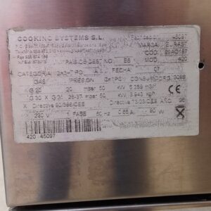 Máquina de pollos asados EURAST 420 de ocasión en cabauoportunitats.com