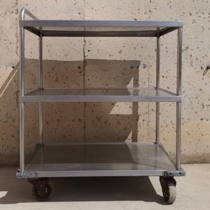 Carro de acero inoxidable de ocasión en cabauoportunitats.com