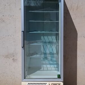 Congelador vertical d'ocasió amb porta de vidre a cabauoportunitats.com