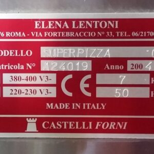 Forn per a pizzes CASTELLI d'ocasió a cabauoportunitats.com