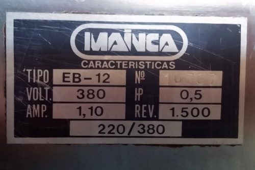 Máquina embutir MAINCA EB-12 de ocasión en cabauoportunitats.com