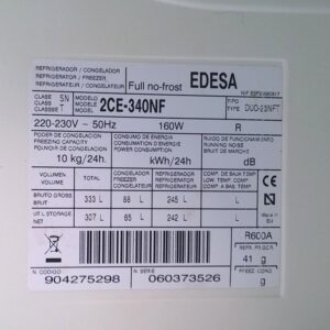 Nevera EDESA de segona mà, 242 litres a cabauoportunitats.com