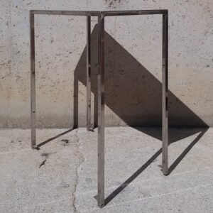 Taula auxiliar inox d'ocasió a cabauoportunitats.com
