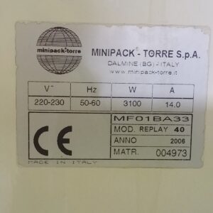 Màquina envasadora REPLAY 40 d'ocasió a cabauoportunitats.com