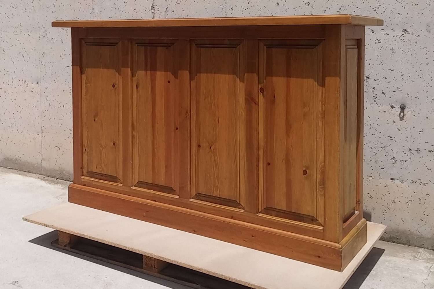 Barra de madera 157x47x110cm - Cabau Oportunitats