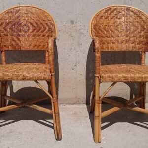 Silla de caña 50x50x90cm de ocasión en cabauoportunitats.com
