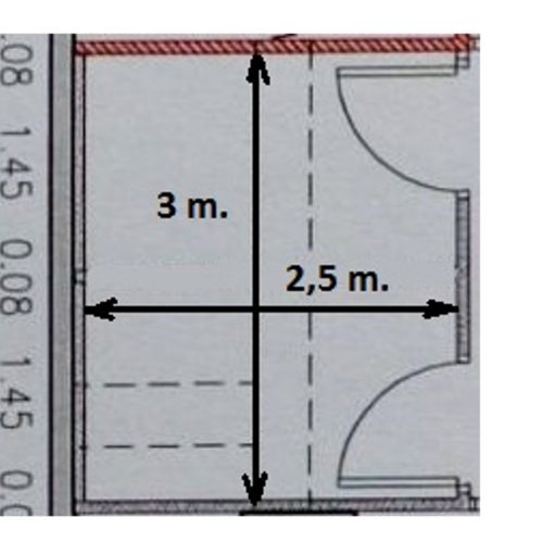 Cámara de refrigeración de 300x250cm de ocasión en cabauoportunitats.com