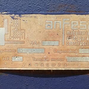 Formigonera ANFERSA 381 d'ocasió a cabauoportunitats.com