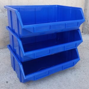 Cubeta apilable 23x35x13cm de polipropileno de ocasión en cabauoportunitats.com