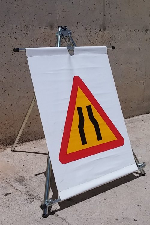 Senyal trànsit estrenyiment calçada d'ocasió a cabauoportunitats.com