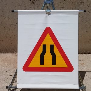 Señal tráfico «Estrechamiento calzada» de ocasión en cabauoportunitats.com