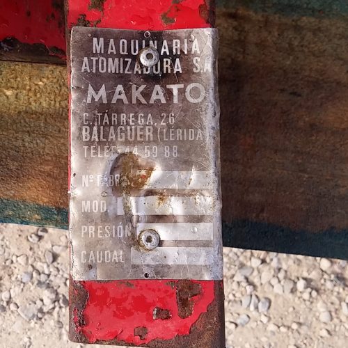 Sulfatadora MAKATO 400 litros de ocasión en cabauoportunitats.com