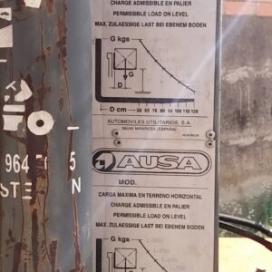 Carretilla elevadora AUSA C22 de ocasiรณn en cabauoportunitats.com