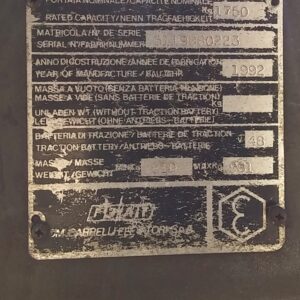 Carretilla eléctrica FIAT EU 3/17.5 de ocasión en cabauoportunitats.com