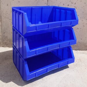 Cubeta apilable de 34x41x16cm d'ocasió a cabauoportunitats.com