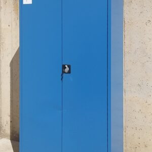 Armari metàl·lic blau 195cm amb tara estètica a cabauoportunitats.com