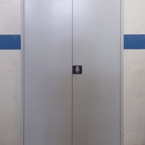 Armario metálico gris 95x42x195cm nuevo en cabauoportunitats.com