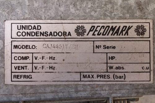 Compresor para cámara frigorífica PECOMARK de ocasión en cabauoportunitats.com