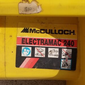 Motosierra eléctrica MC CULLOCH ELECTRAMAT 240 de ocasión en cabauoportunitats.com