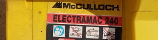 Motosserra elèctrica McCULLOCH ELECTRAMAT 240 d'ocasió a cabauoportunitats.com