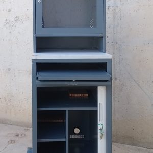 Armari metàl·lic per a ordinador ↑ 165cm nou, amb tara estètica a cabauoportunitats.com