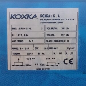 Congelador de segona mà KOXKA 130X60X83cm a cabauoportunitats.com